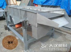 江蘇南通鋸末直線篩已經(jīng)發(fā)貨，羅先生請(qǐng)注意查收！